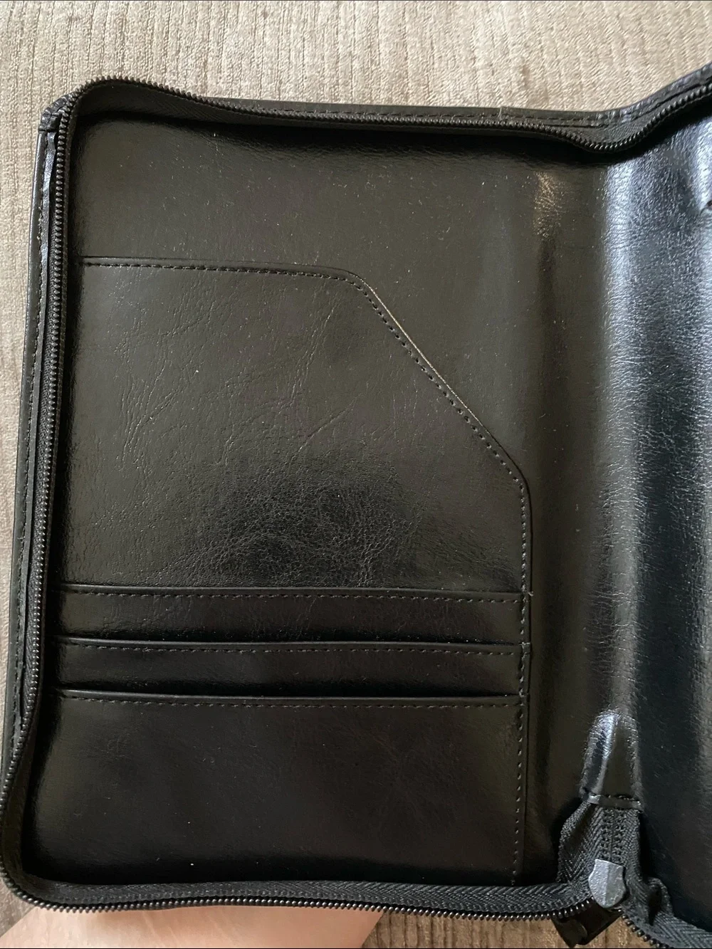 Black Leatherette Binder